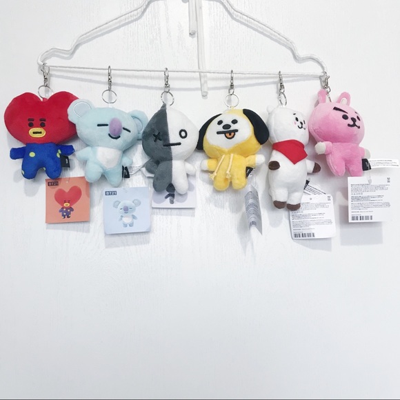 Accessories - BT21 x LINE korean kpop plush keychains